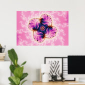 Florivet - Fractal Art ポスター (ホームオフィス)