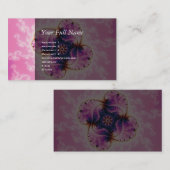 Florivet - Fractal Art 名刺 (正面/裏面)