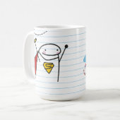 Flork Día del Maestro - Los verdaderos Heroes! コーヒーマグカップ (正面左)