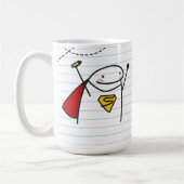 Flork Día del Maestro - Los verdaderos Heroes! コーヒーマグカップ (左)