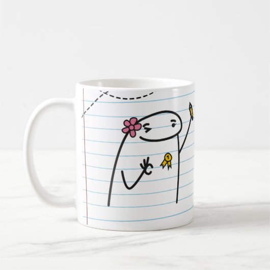 Flork Taza Maestra - El mejor! コーヒーマグカップ (左)