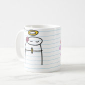 Flork Taza Maestra - Examen  コーヒーマグカップ (正面左)