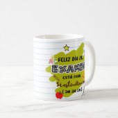 Flork Taza Maestro - Dia de examen コーヒーマグカップ (正面右)