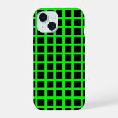 Floro dot illusion iphone 15 case  iPhone 15ケース (裏面)