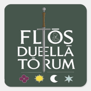 Flos Duellatorum グリーン・エディション - 中世の剣術 スクエアシール