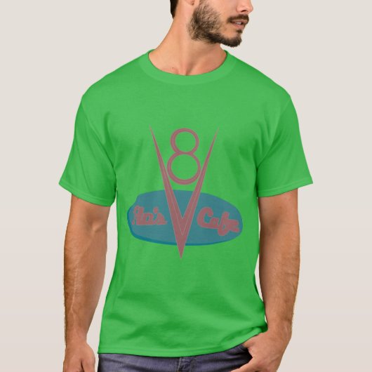 flos v8 カフェ tシャツ (正面)