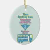 Floss Rule Phonics学の英語 セラミックオーナメント (右)