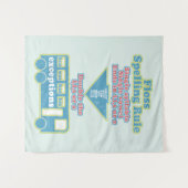 Floss Rule Phonics学の英語 タペストリー (正面(横))