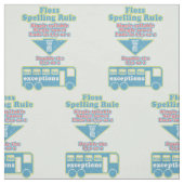 Floss Rule Phonics学の英語 ファブリック (見本)