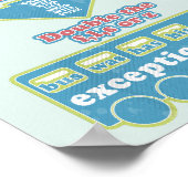 Floss Rule Phonics学の英語 ポスター (角)