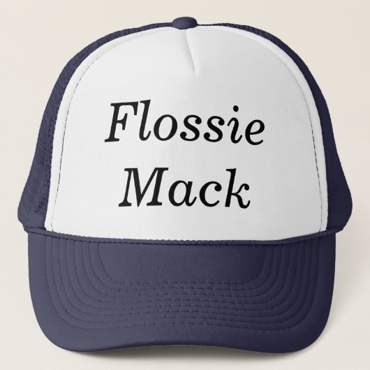 Flossie Mack キャップ (正面)