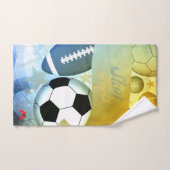 FloStateデザイン"私"マンエレディティスポーツタオル バスタオルセット (ハンドタオル)