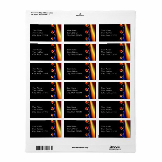 Flotsam Goodega – フラクタル ラベル (フルシート)