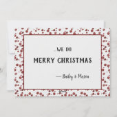 FLOTUSメラニアトランプフラットクリスマスカーおもしろいド シーズンカード (裏面)