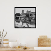 Flour Mill by the James River & Richmond, VA 1865 ポスター (キッチン)