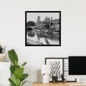 Flour Mill by the James River & Richmond, VA 1865 ポスター (ホームオフィス)