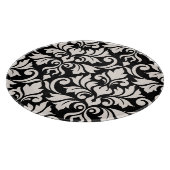 Flourish Damask Art I Cream on Black カッティングボード (角)