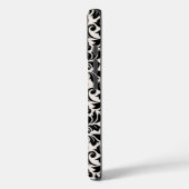 Flourish Damask Big Pattern Black on Cream Case-Mate iPhoneケース (裏面 / 左)