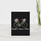 Flourish Dream Thrive Floral Bike Subtle 8647 Trum カード (正面)