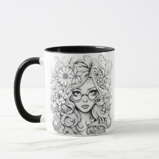 “Flourish Fearlessly” 15 oz Coffee Mug マグカップ