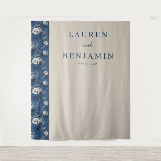 Flourish & Fête Wedding タペストリー (正面)