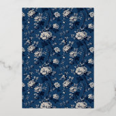 Flourish & Fête Wedding 箔招待状 (裏面)