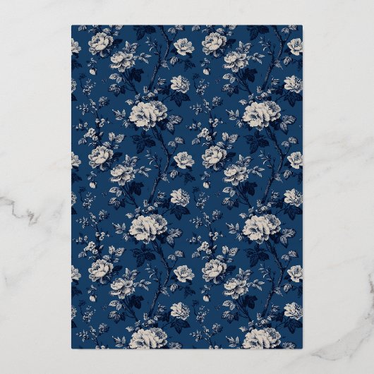 Flourish & Fête Wedding 箔招待状 (裏面)