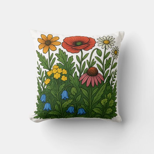 Flours pillow  クッション (正面)