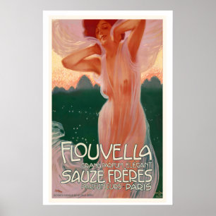 Flouvella Grand Perfume Elegant Sauze Freres ポスター