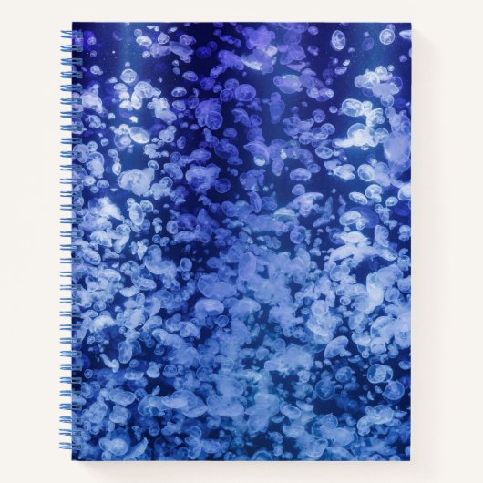Flow – Jellyfish Notebook for Calm Thinking ノートブック (正面)