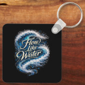 Flow Like Water キーホルダー (裏面)