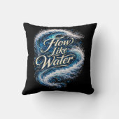 Flow Like Water クッション (裏面)