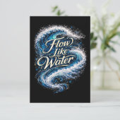 Flow Like Water サンキューカード (スタンド正面)