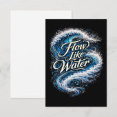 Flow Like Water サンキューカード (正面/裏面)
