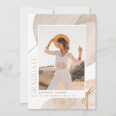 Flow | Photo Graduation Announcement & Invite 案内状 (正面)