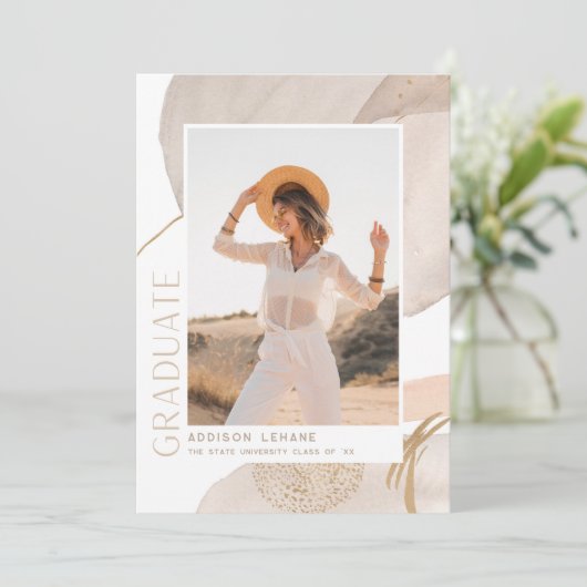 Flow | Photo Graduation Announcement & Invite 案内状 (スタンド正面)