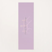 Flow Warriorのポーズを見つける ヨガマット (正面)