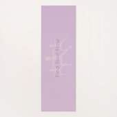 Flow Warriorのポーズを見つける ヨガマット (裏面)