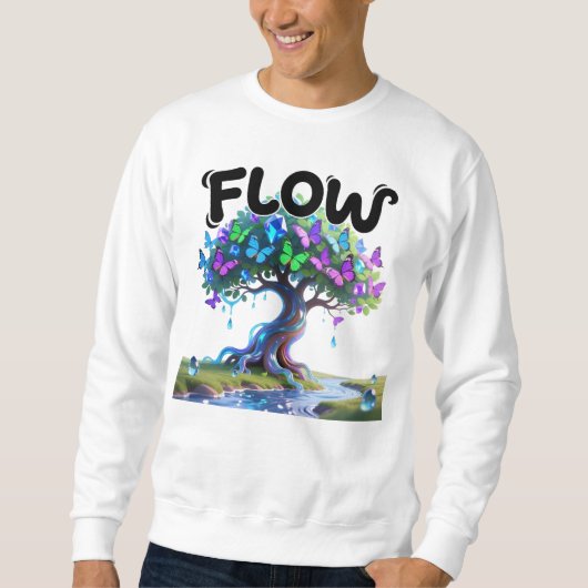 Flow Water Tree of Life スウェットシャツ (正面)