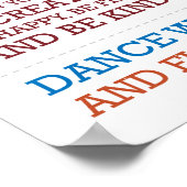 "Flow with the Chi"宣言 ポスター (角)