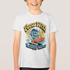 Flow With The Happy Waves Kids Surf Shirt トライブレンドＴシャツ