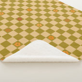 Flowe Checkered Pattern - No. 02 シェルパブランケット (3/4)