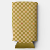 Flowe Checkered Pattern - No. 02 スリム缶クーラー (裏面)