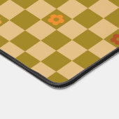 Flowe Checkered Pattern - No. 02 デスクマット (コーナー)