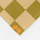Flowe Checkered Pattern - No. 02 フリースブランケット (角)