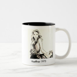 Flower2の70年代から引くファッション ツートーンマグカップ