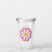 Flower アクリルタンブラー (裏面)