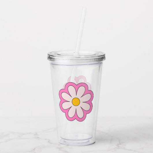 Flower アクリルタンブラー (裏面)