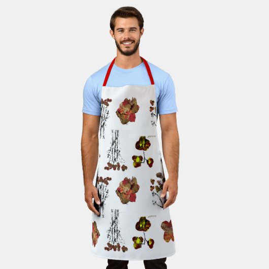  Flower   エプロン (着用した状態)