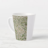 flower　 カフェラテマグ (左アングル)